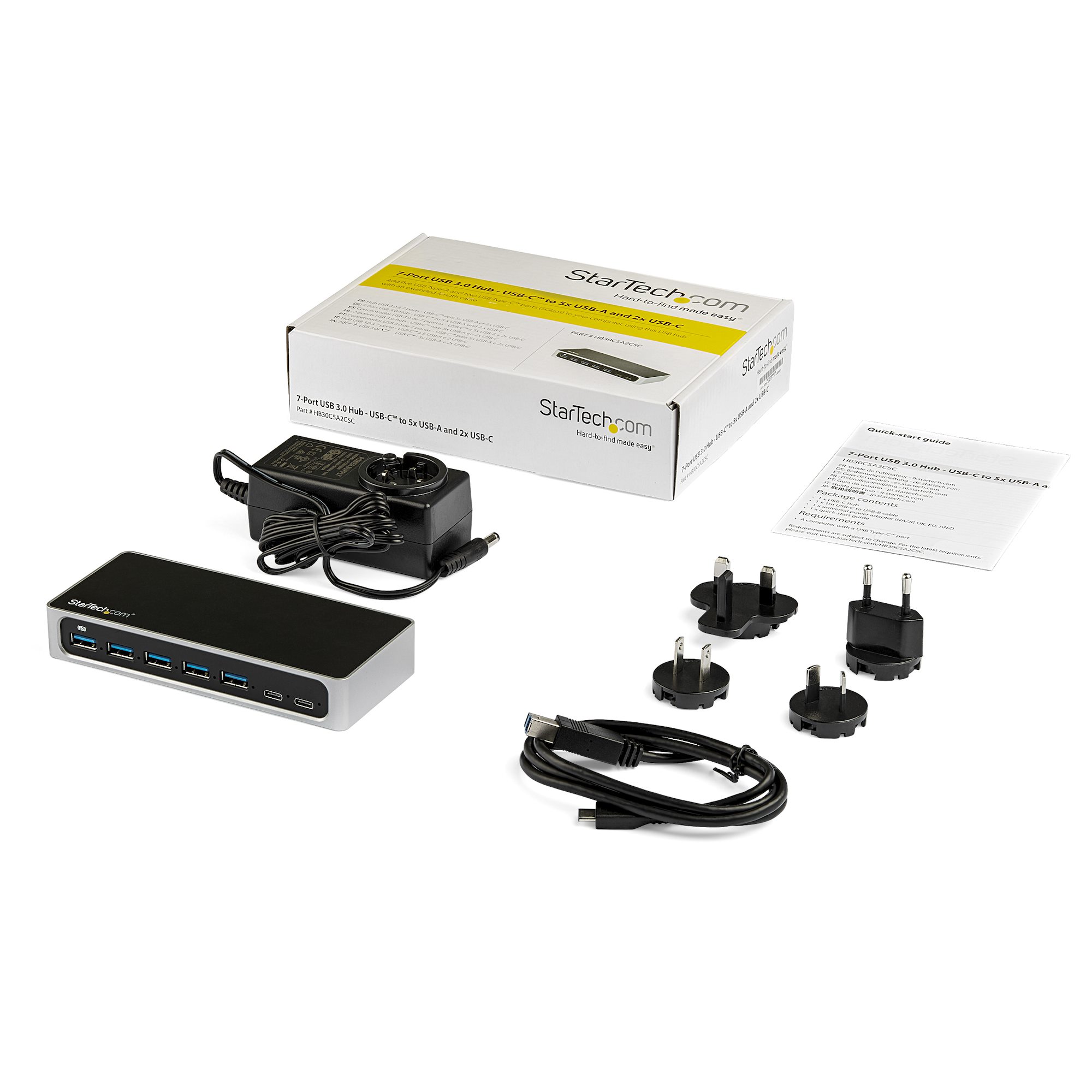 StarTech 7PORT USB C HUB USBC TO 2X C
