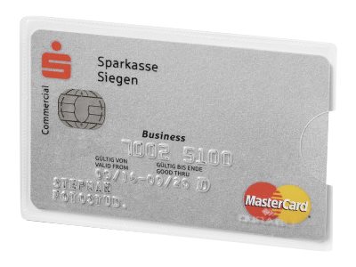 Durable RFID SECURE Kreditkartenhülle silber