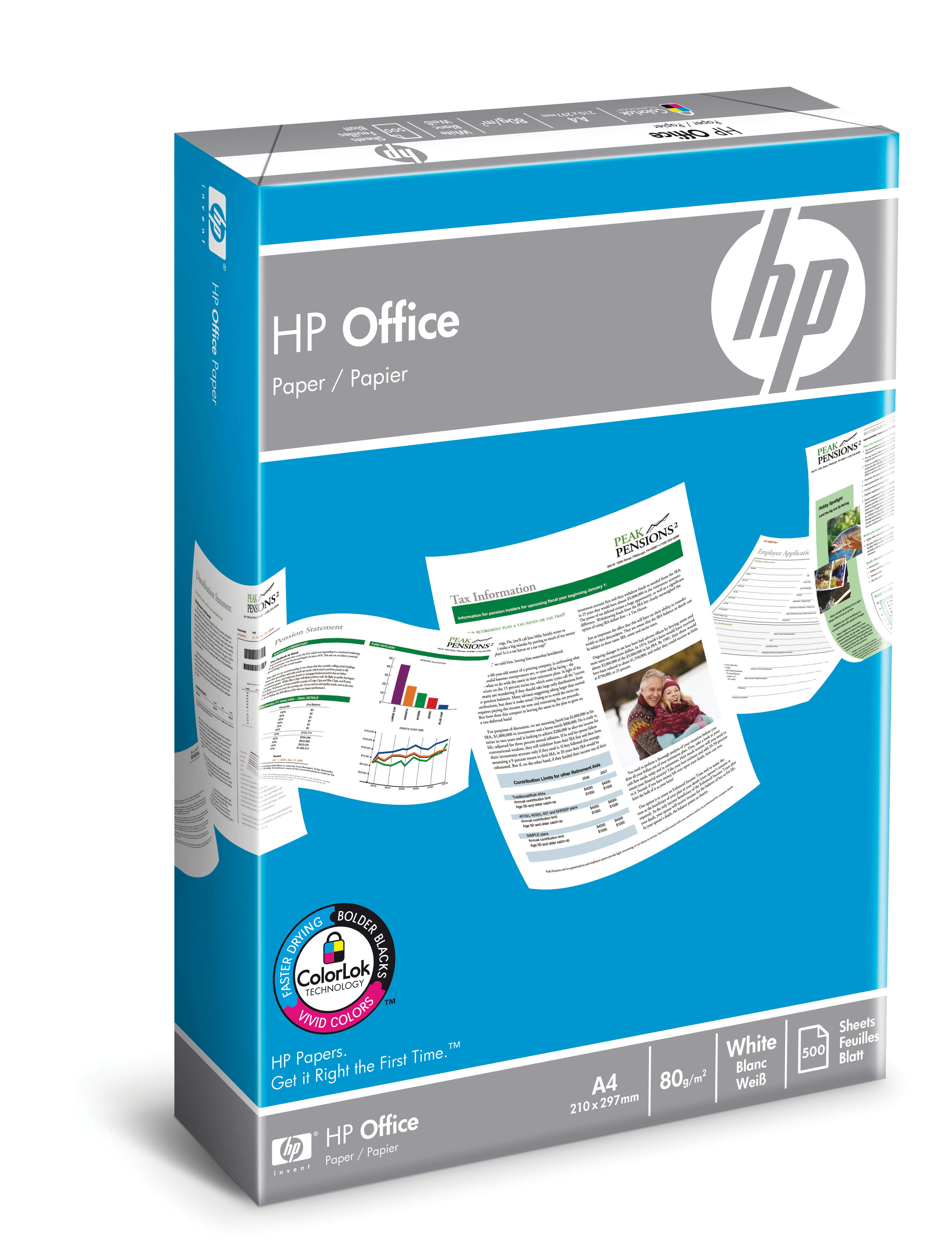 HP Office A4 80 g 2500 Blatt