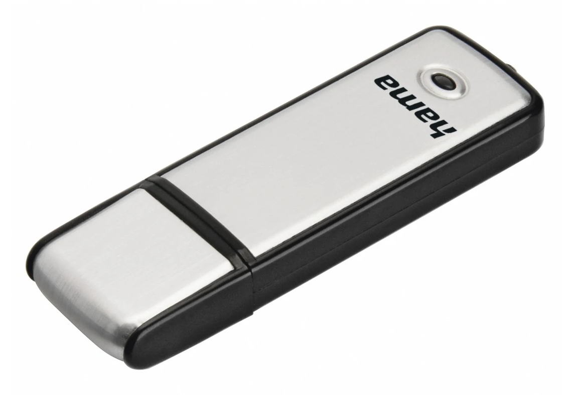 Hama FlashPen Fancy 128 GB silber schwarz