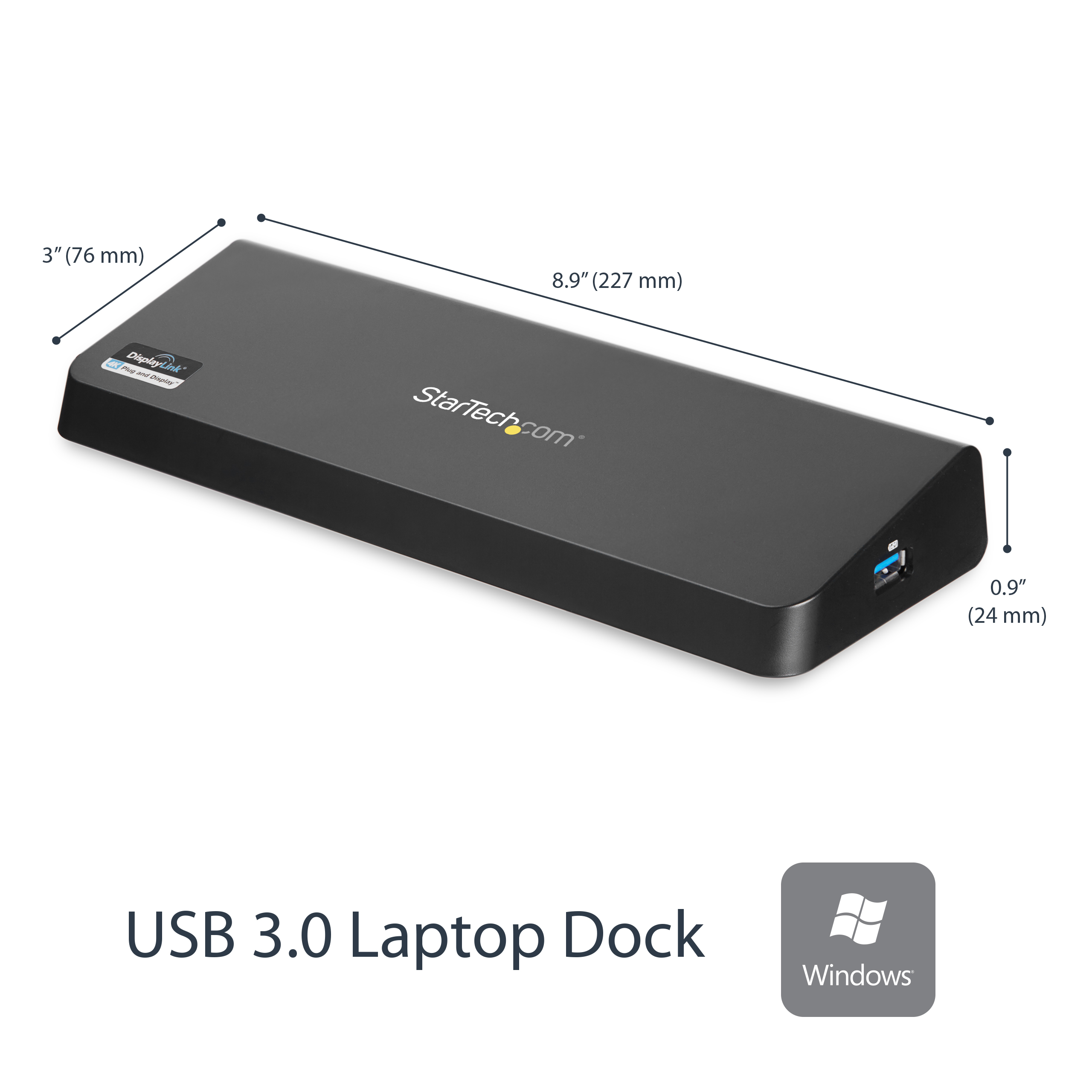 StarTech USB 3.0 Dockingstation zwei Monitore HDMI DisplayPort