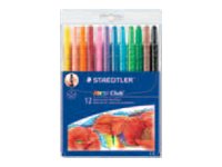 STAEDTLER Noris Club 221 Wachsmalstifte 12 Stück
