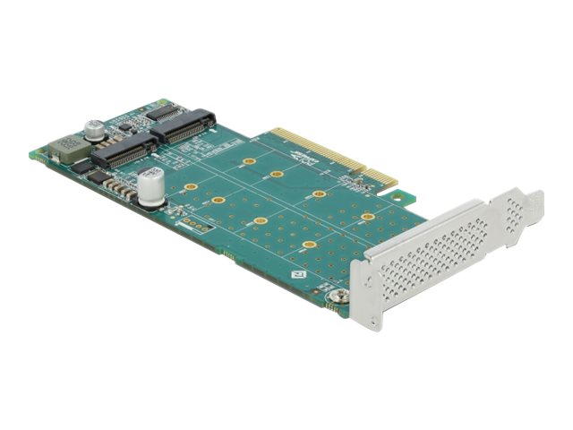 Delock PCI Express x8 Karte zu 2 x NVMe M.2 Key M