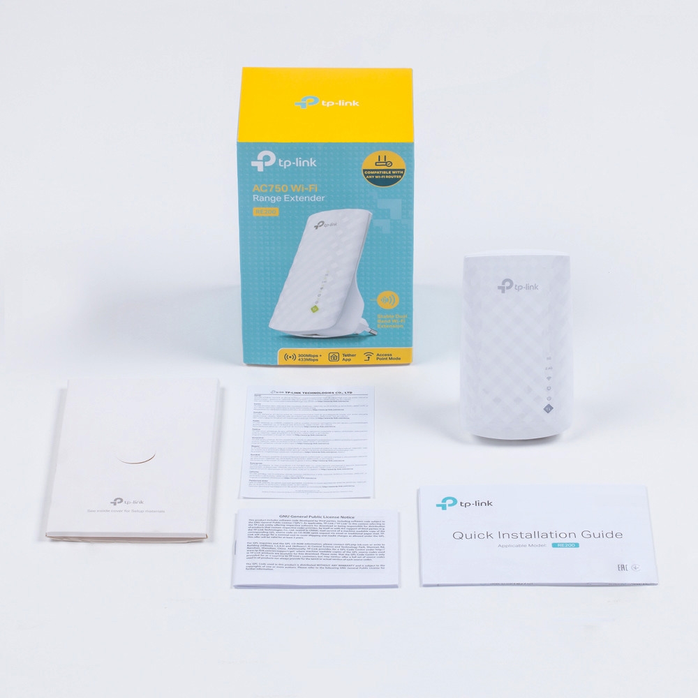 TP-LINK RE200 - Wi-Fi 5 Range-Extender