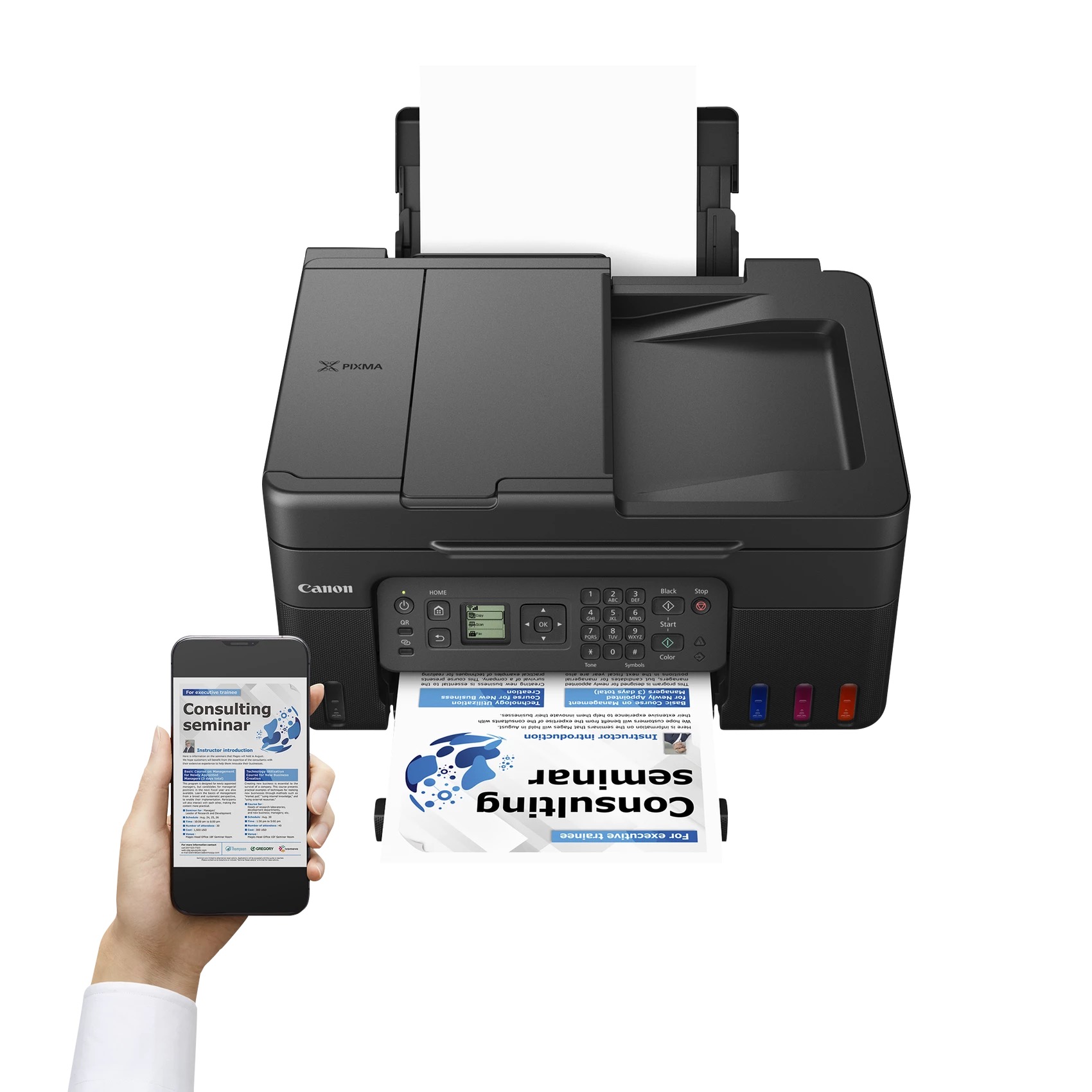 Canon PIXMA G4570 MegaTank 4-in-1 Multifunktionsdrucker schwarz