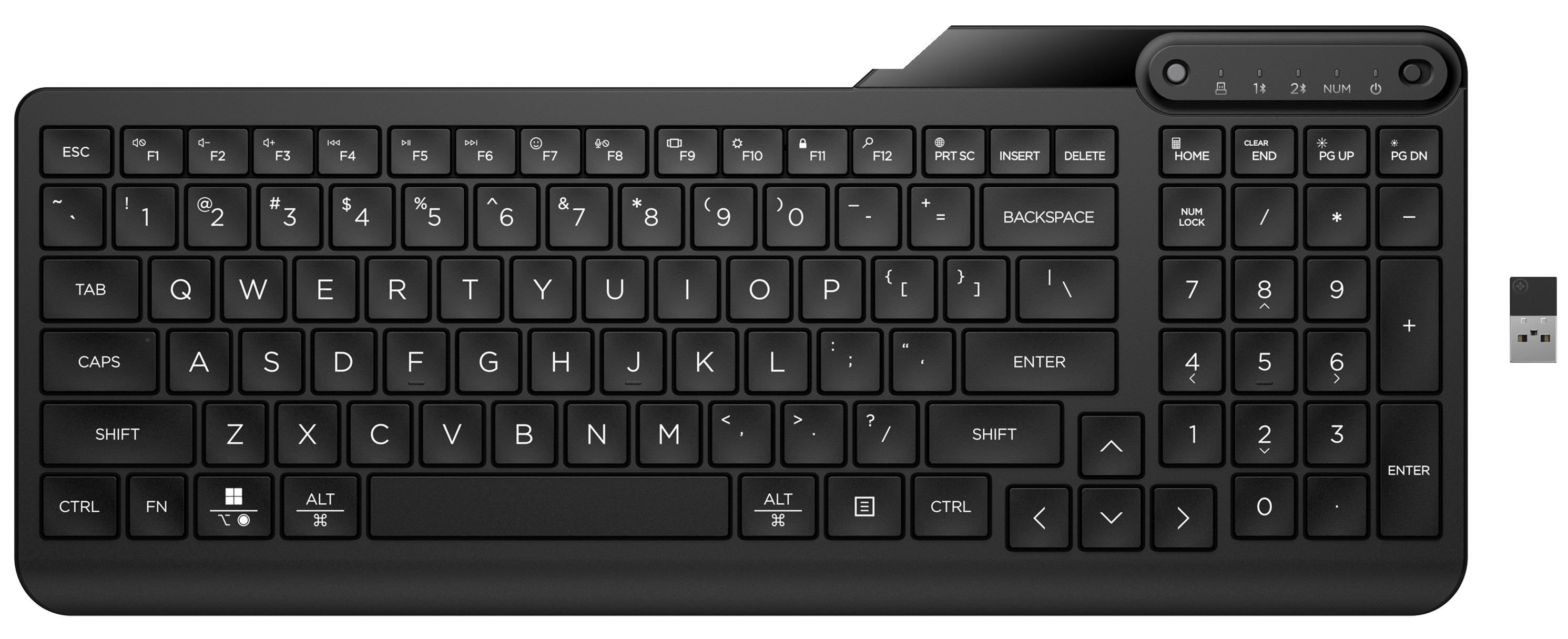 7N7B9AAABB HP 475 Dual Mode Tastatur