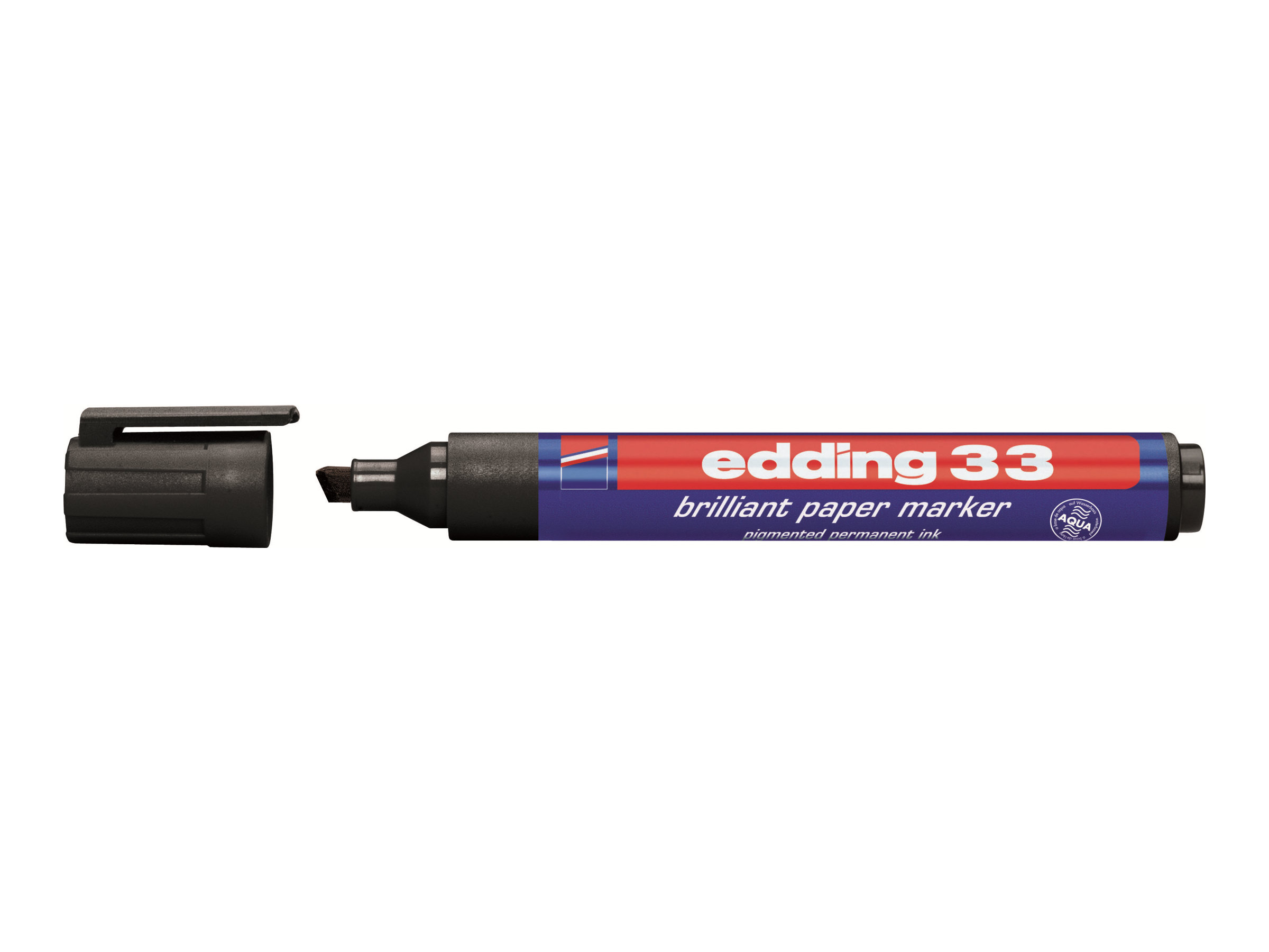 Edding 33 Brilliant Paper Marker Schwarz 1,0-5,0 mm permanent
