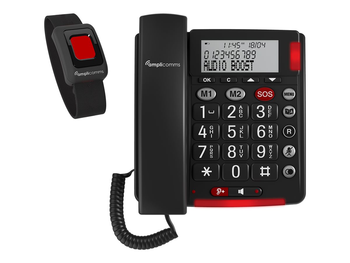 Audioline BigTel 50 Alarm plus Großtastentelefon