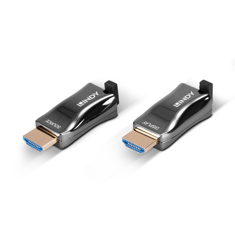 LINDY 300m HDMI 4K60 Fiber Optic Dongle extender