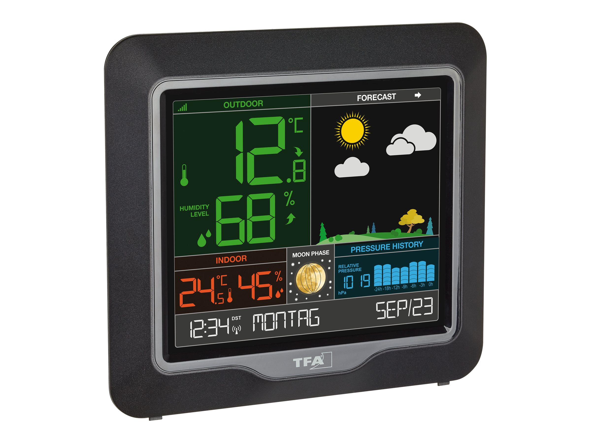 TFA Season 35.1150.01 Wetterstation Schwarz