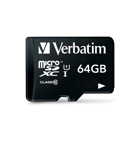 Verbatim Premium microSDXC 64GB UHS-I Class 10 mit SD-Adapter
