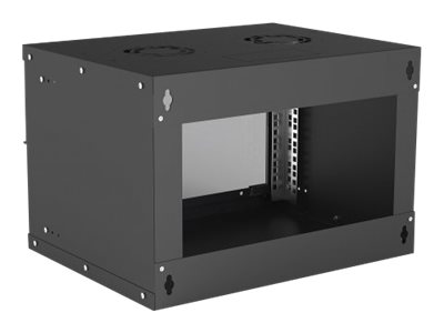 Intellinet Wandverteiler 6 HE 19 Zoll Flatpack schwarz