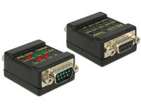 Delock RS-232 Tester DB9 Buchse zu Stecker