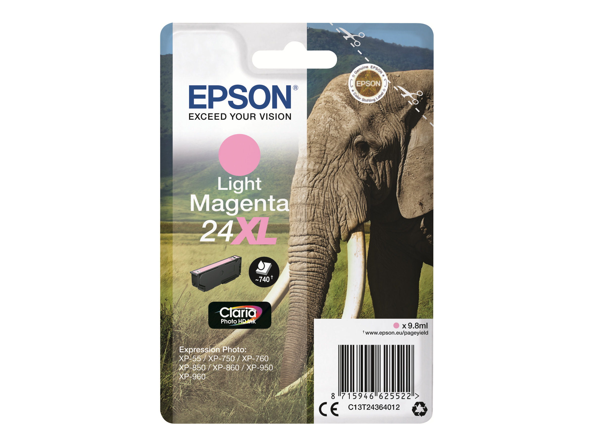 EPSON 24XL T2436XL light magenta Druckerpatrone