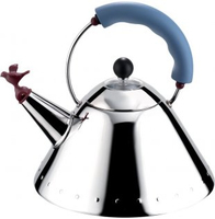 Alessi 9093 Wasserkessel Edelstahl Blau