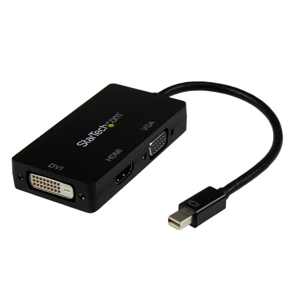 StarTech.com 3-in-1 Mini DisplayPort Adapter zu HDMI/VGA/DVI