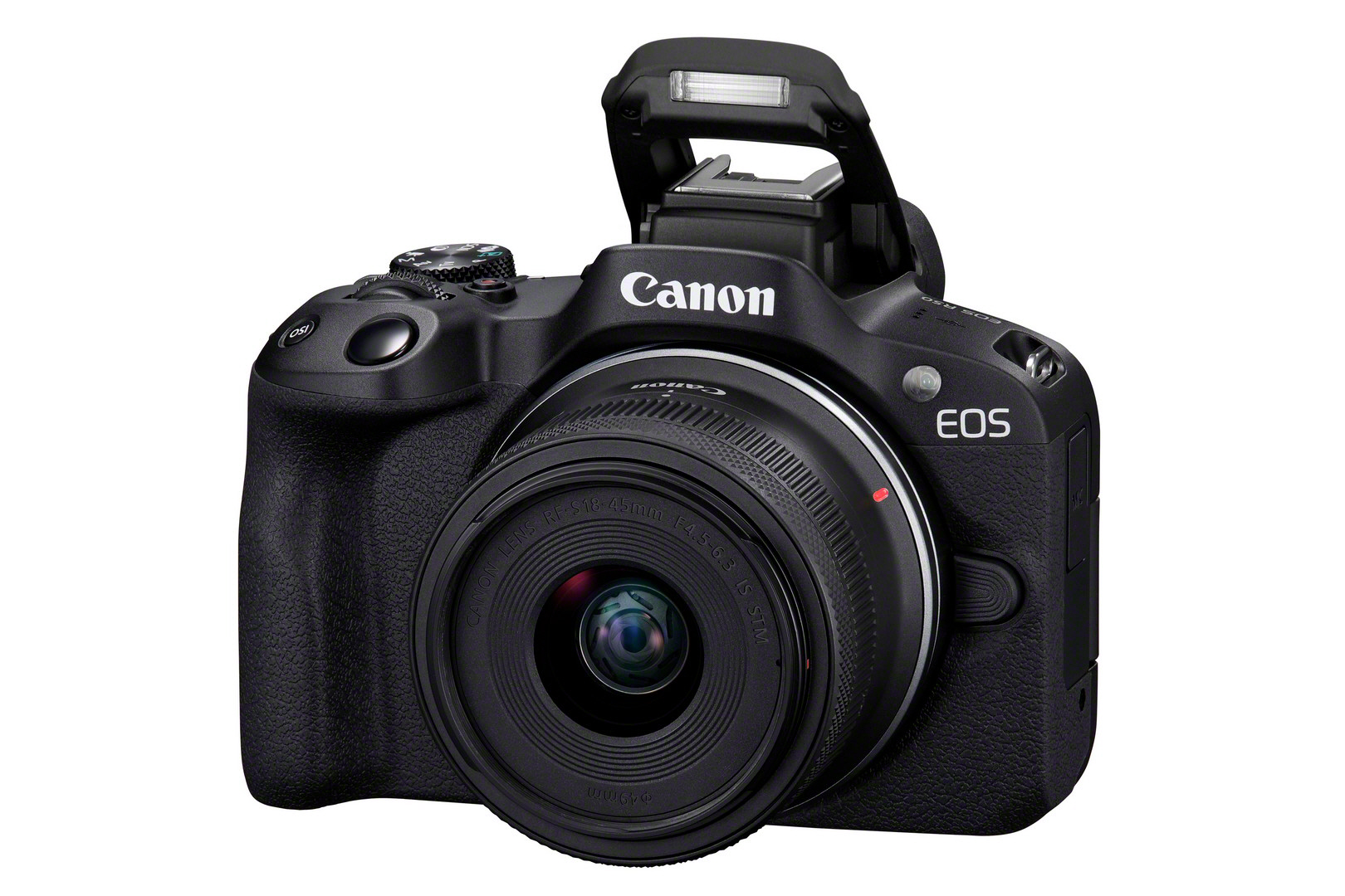 Canon EOS R50 Schwarz RFS 1845mm F4563 IS STM Kit 24,2 MP 6000 x 4000 Pixel CMOS 4K Ultra HD Touchscreen Schwarz