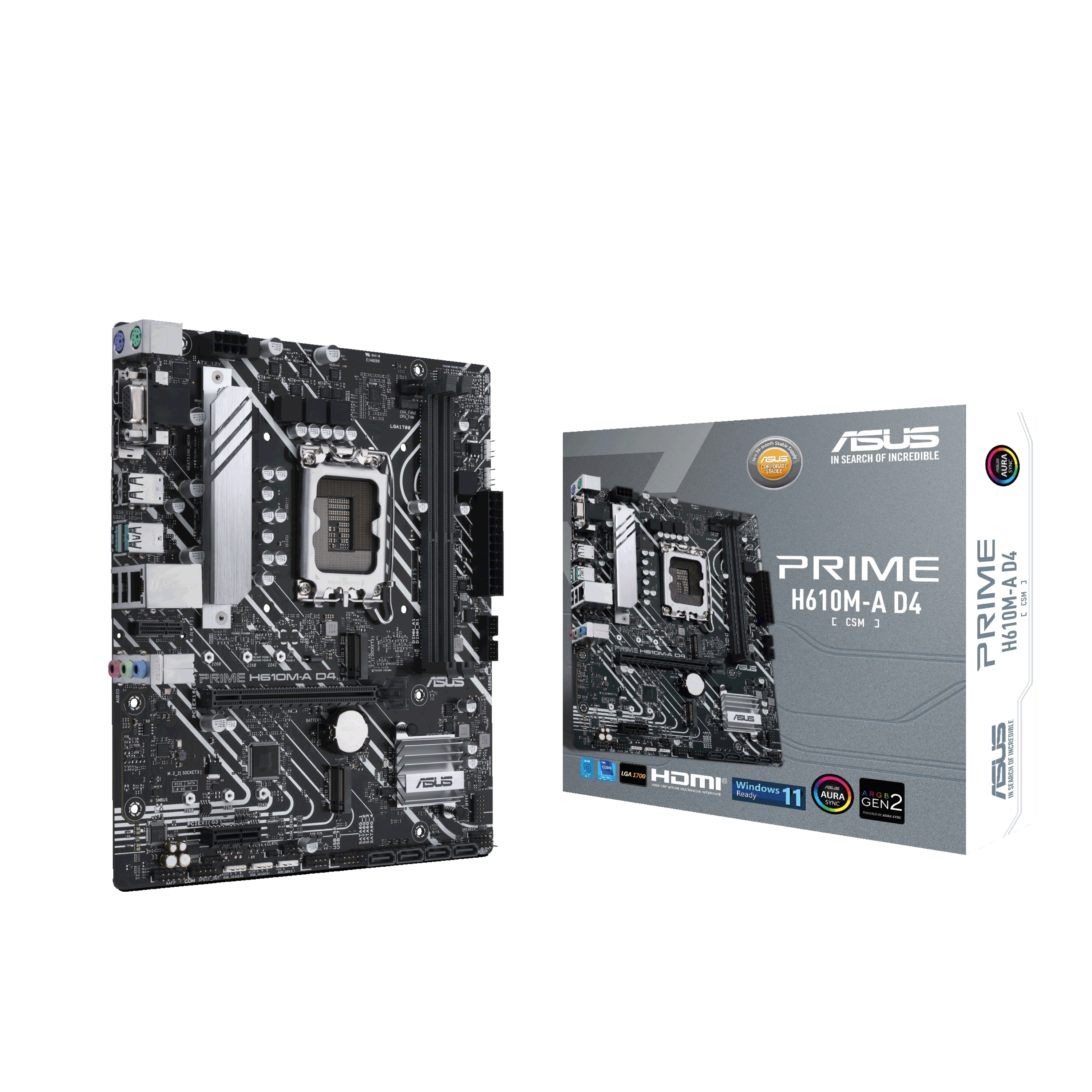 ASUS PRIME H610M-A D4-CSM