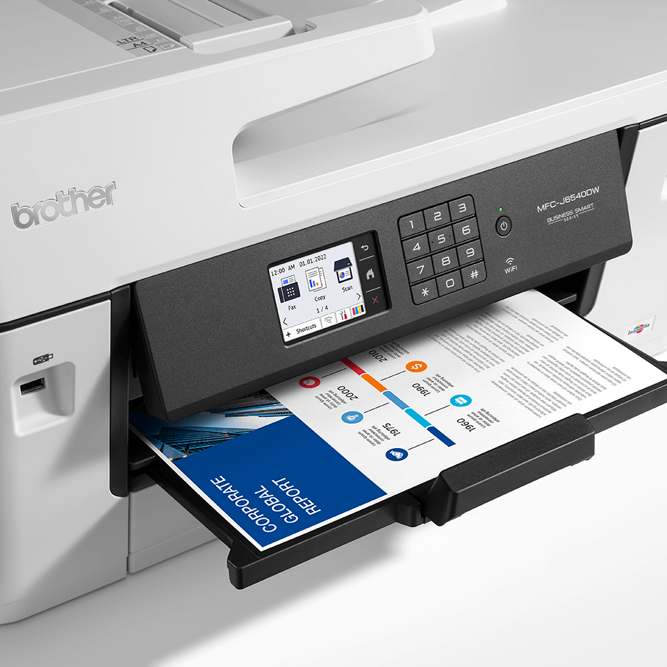 Brother MFC-J6540DWE Farb-Tintenstrahl-Multifunktionsdrucker A3