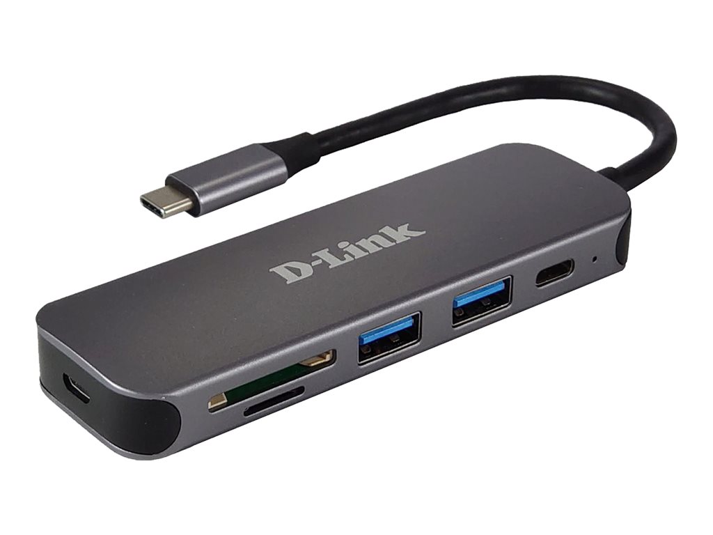 D-Link DUB-2325 USB-C Hub HDMI SD-Reader