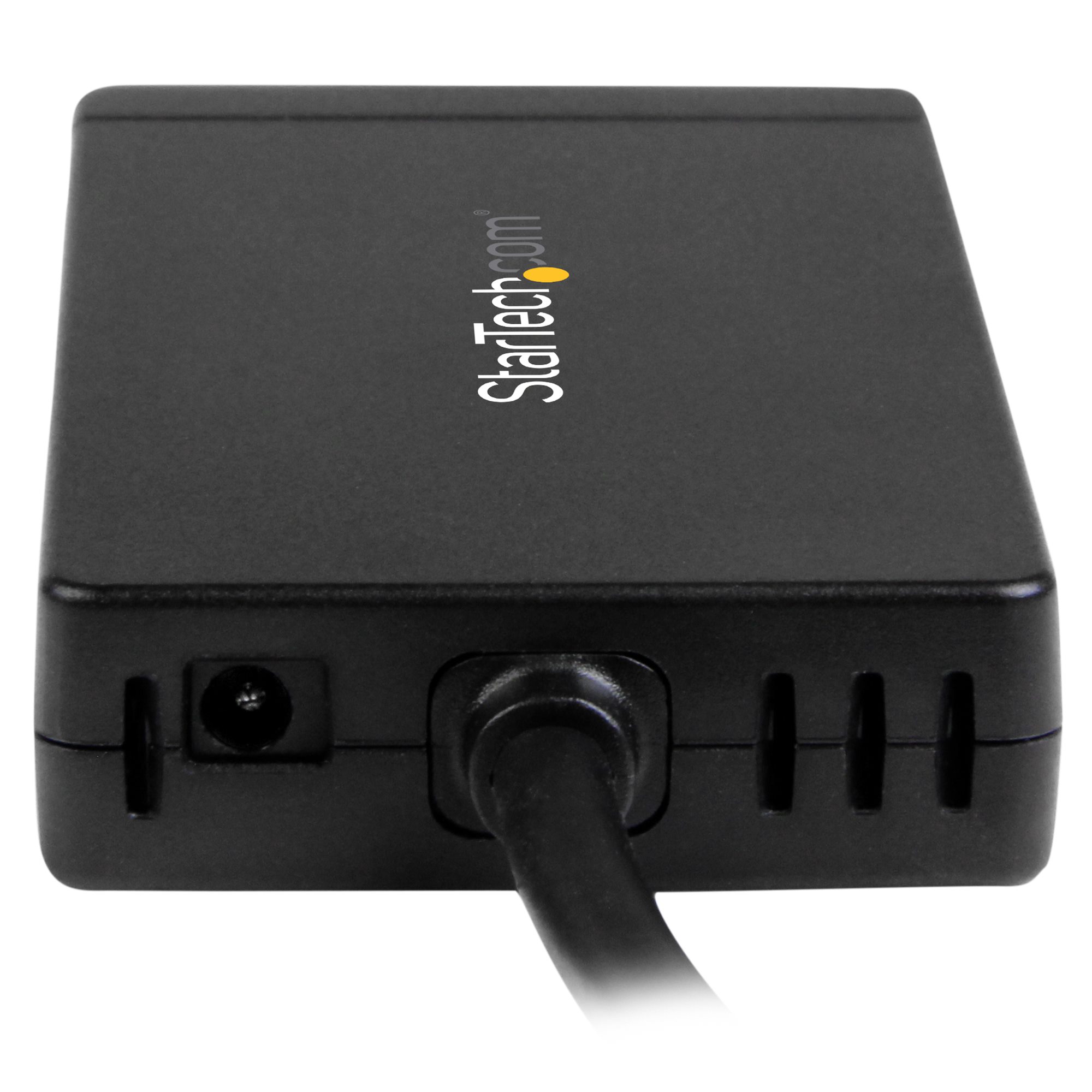 StarTech.com 3 Port USB 3.0 Hub USB‑C Gigabit Ethernet