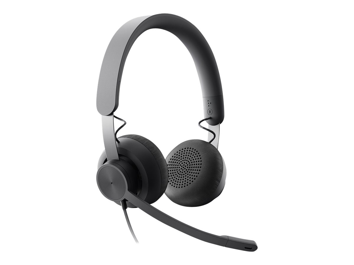 Logitech Zone Wired MS Teams On-Ear Graphite