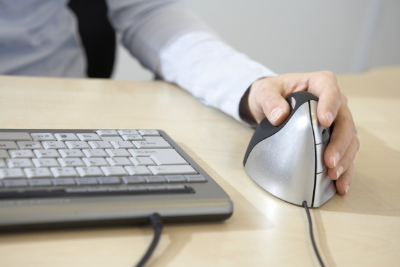 Bakker Elkhuizen Evoluent 4 Vertikalmaus ergonomisch kabelgebunden