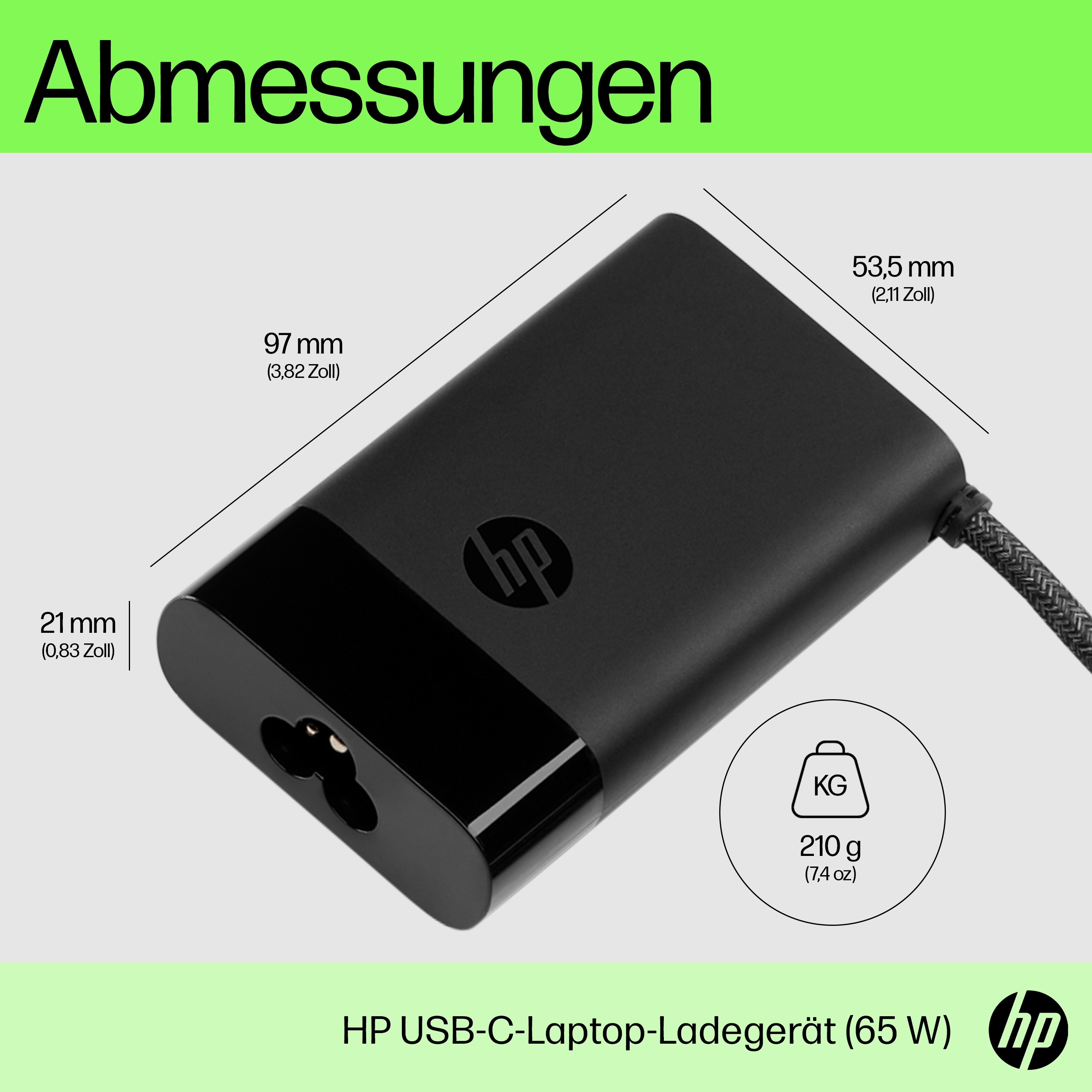 HP USB-C Netzteil 65W