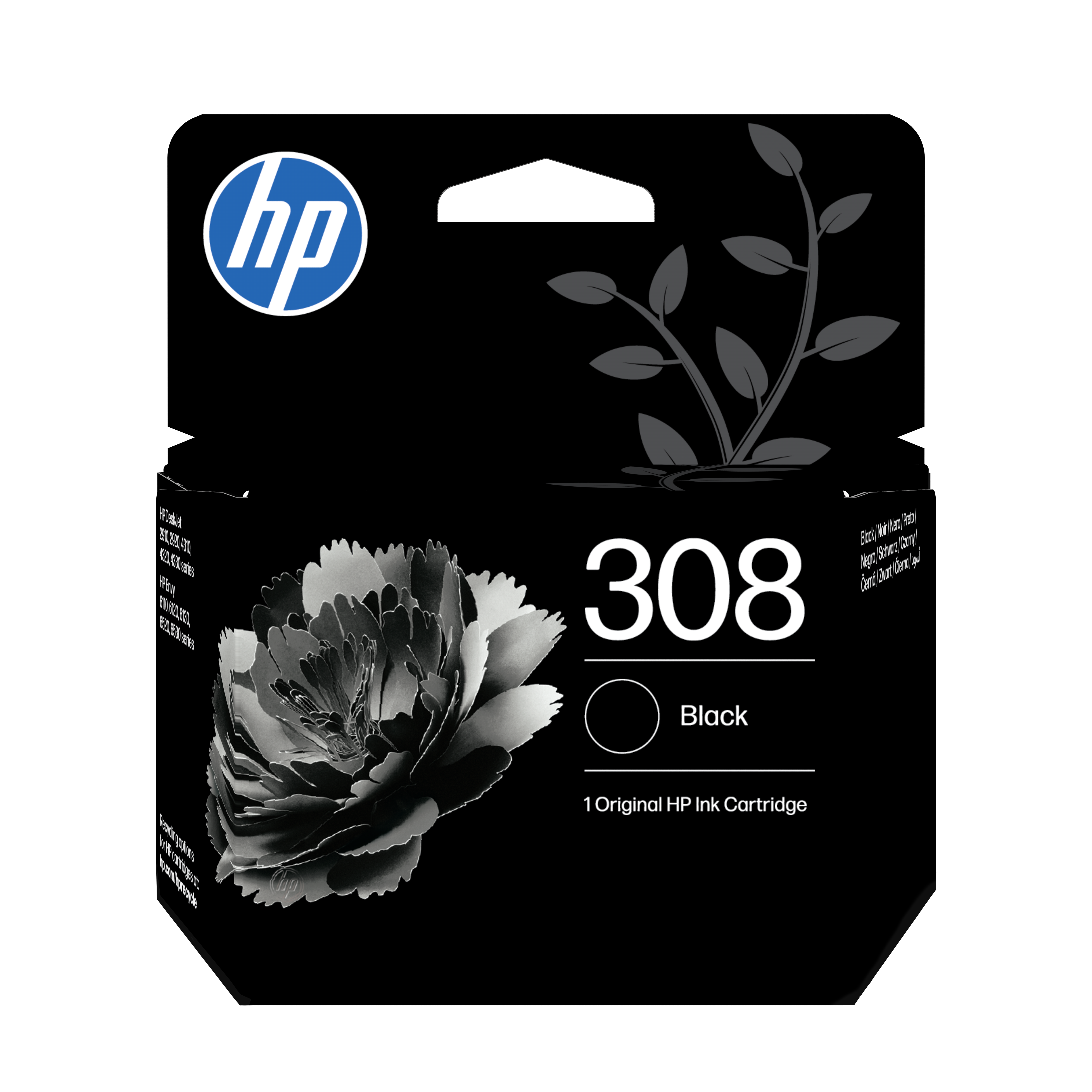 HP 308 Druckerpatronen Schwarz und Farbe