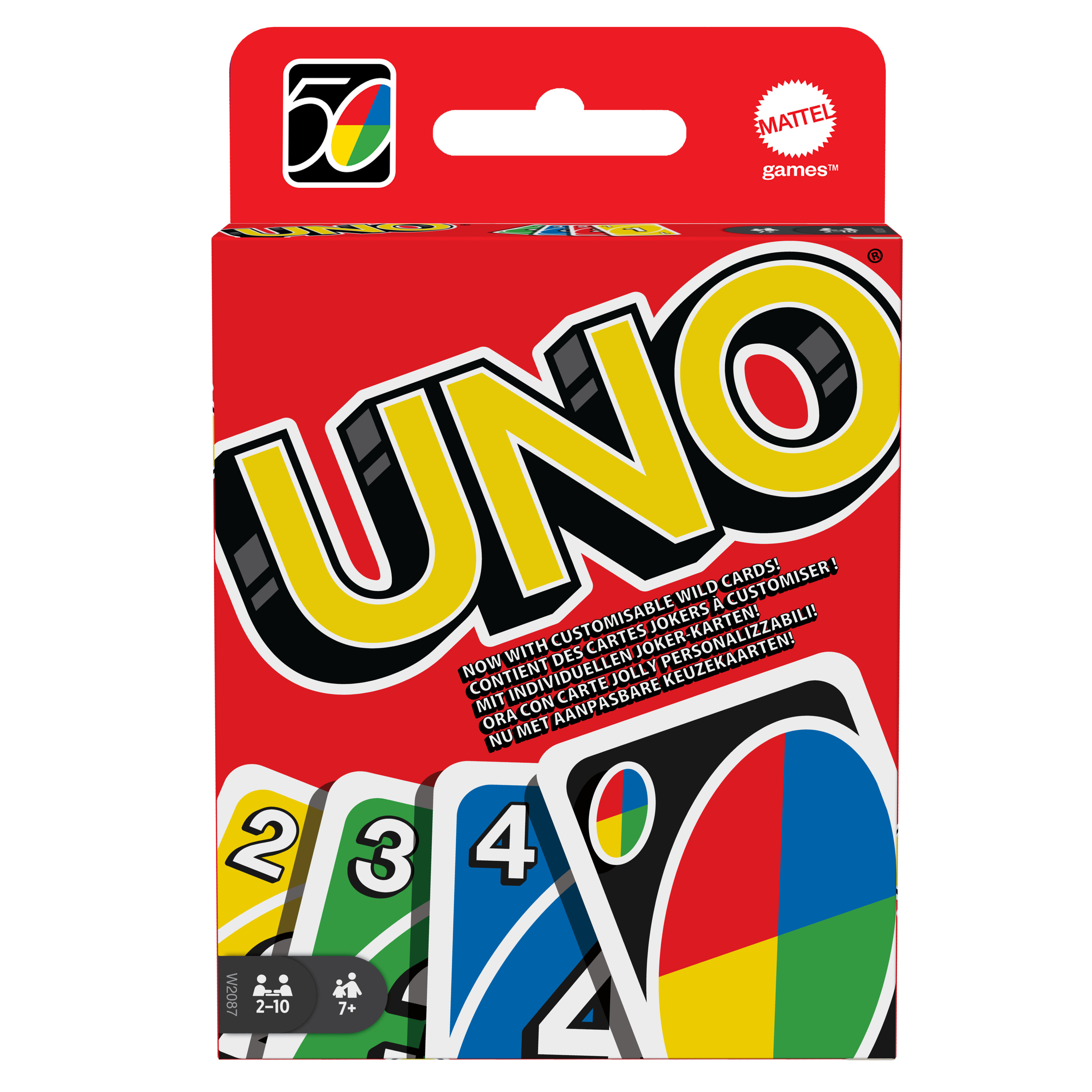 Mattel UNO Kartenspiel 2-10 Spieler 7+