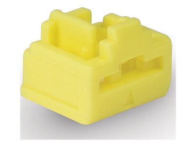 Lindy LAN-Portblocker Gelb 20 Stück