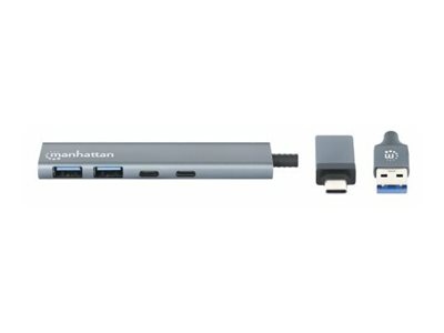 Manhattan Dockingstation USB‑C USB‑A