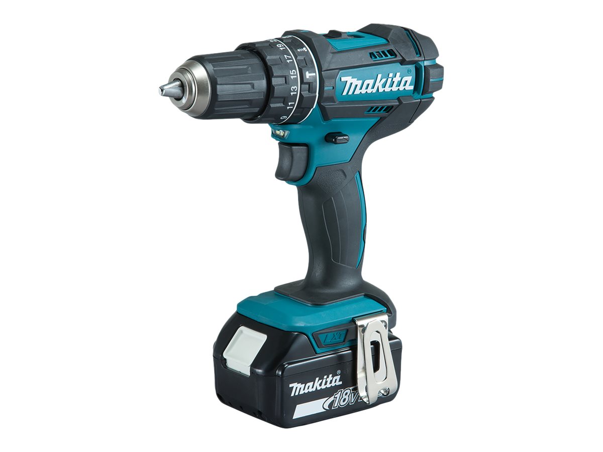 makita DHP482RFX9 AkkuSchlagbohrschrauberSet 18,0 V, mit 2 Akkus