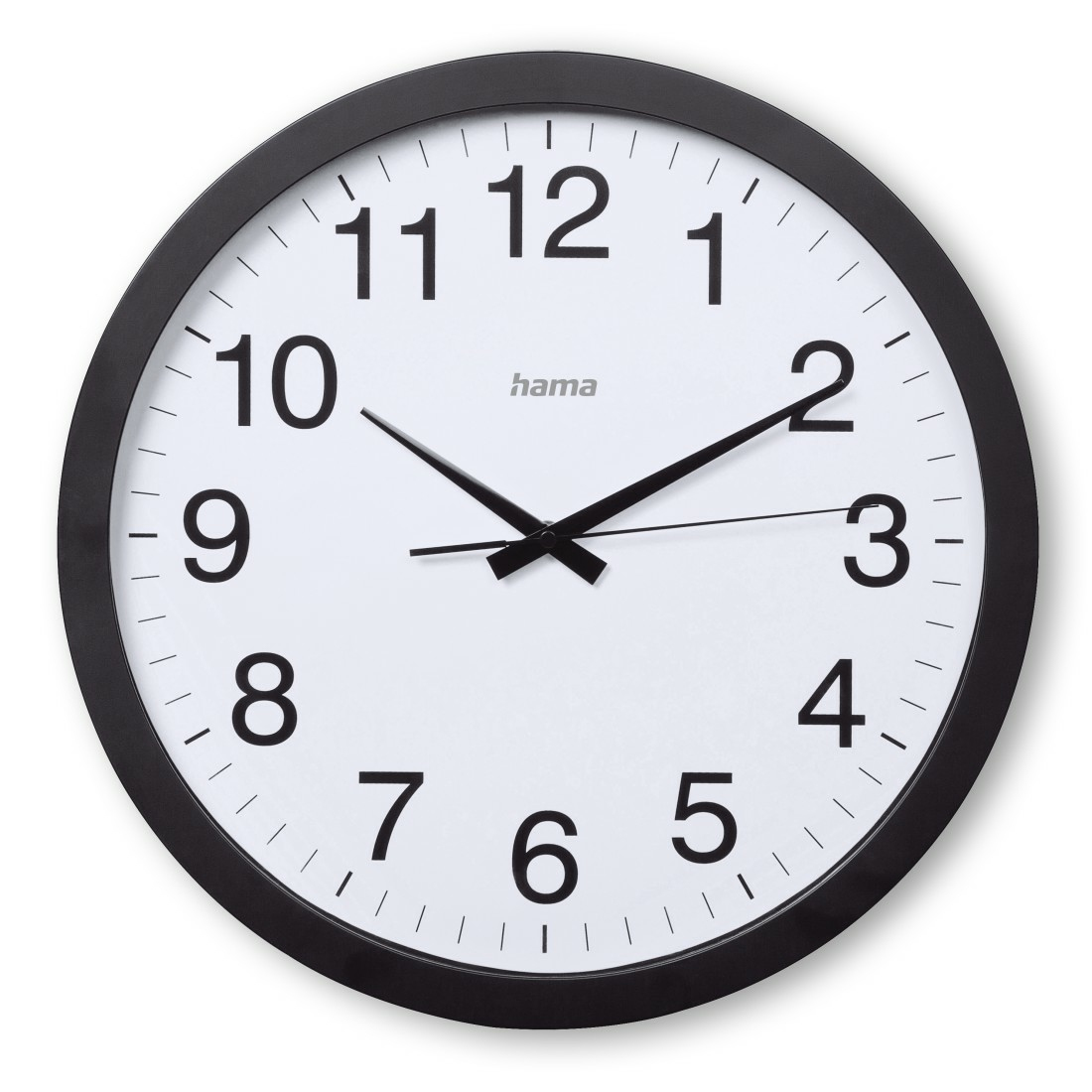 Hama Wanduhr Aruba Ø 40,0 cm Weiß Schwarz