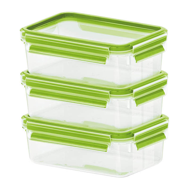 Groupe SEB CLIP & CLOSE 0,55 L transparent Hellgrün