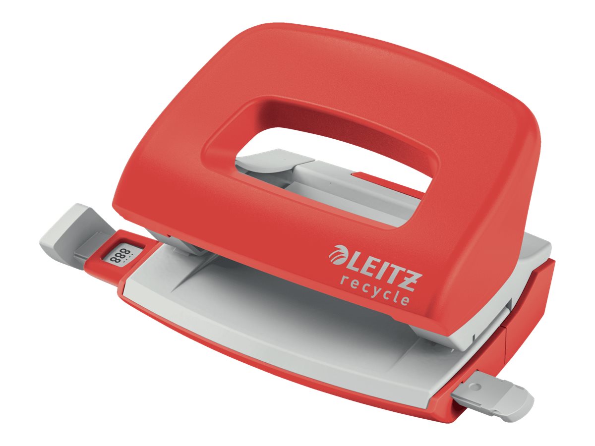 Esselte Leitz NeXXt Recycle Locher Mini rot 10 Blätter