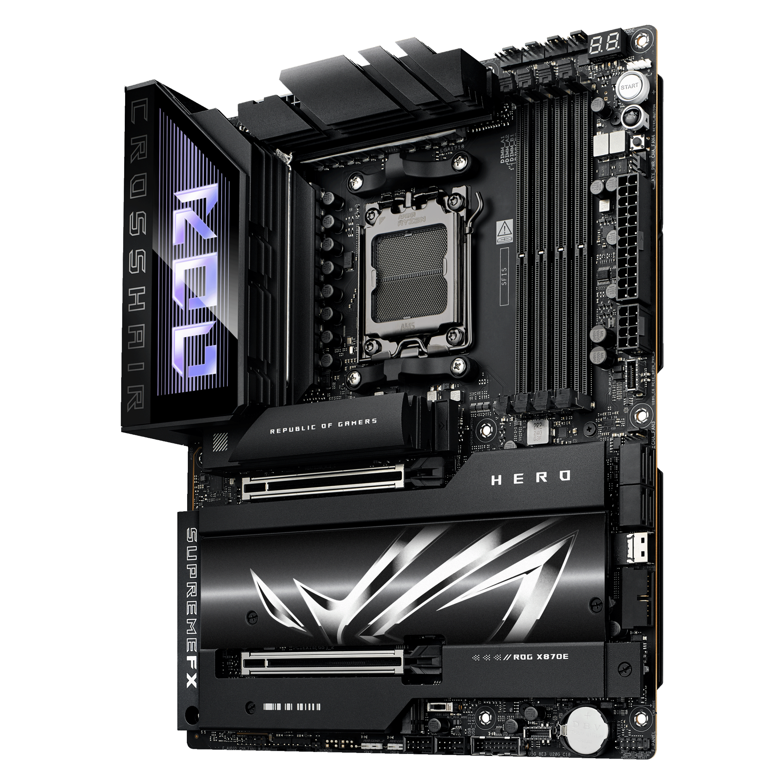 ASUS ROG CROSSHAIR X870E HERO AMD AM5 DDR5