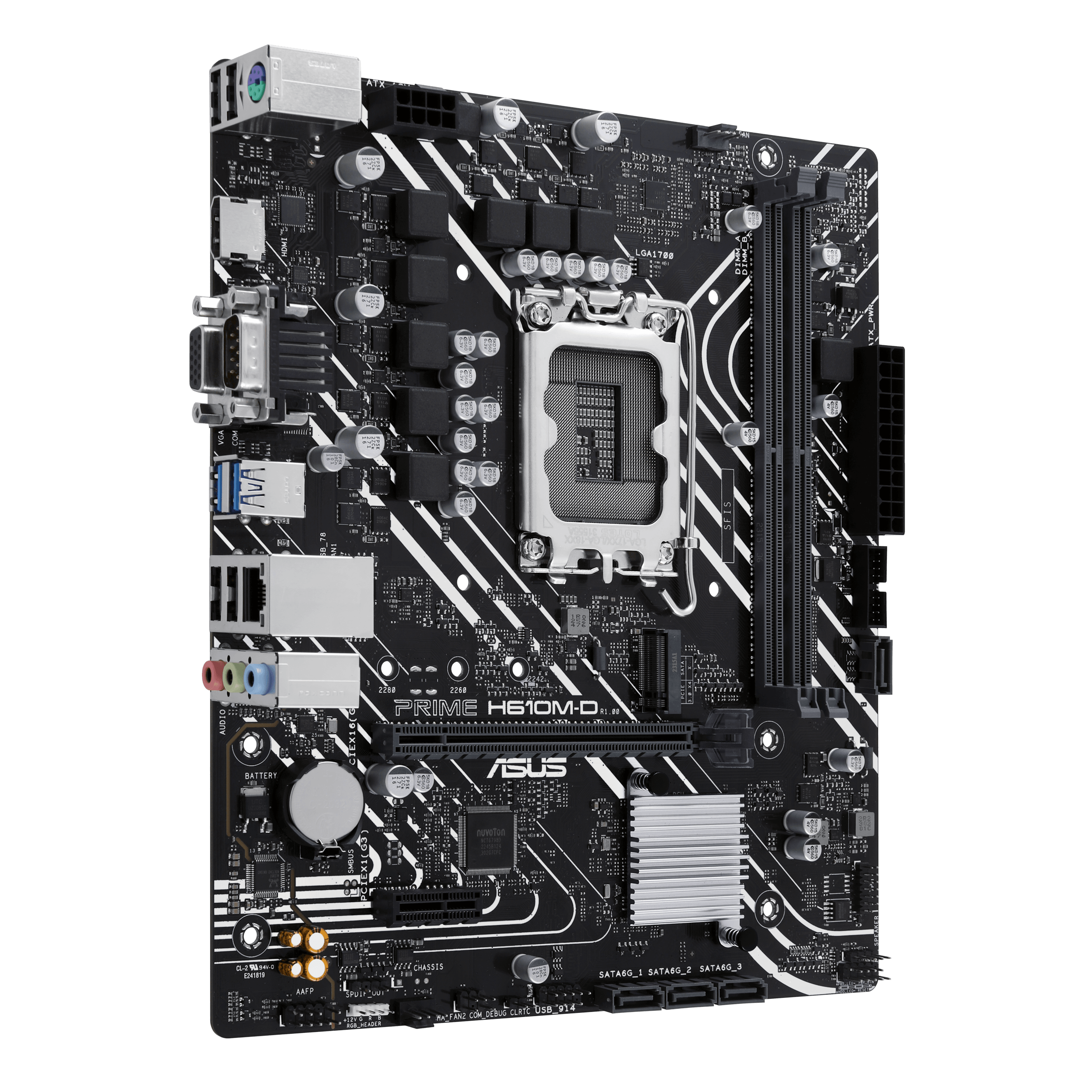 ASUS PRIME H610M-D INTEL 1700 DDR5 mATX