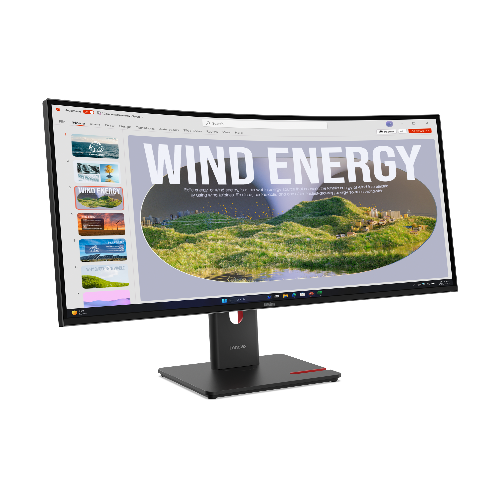 Lenovo ThinkVision T34WD-40 WQHD USB-C 34