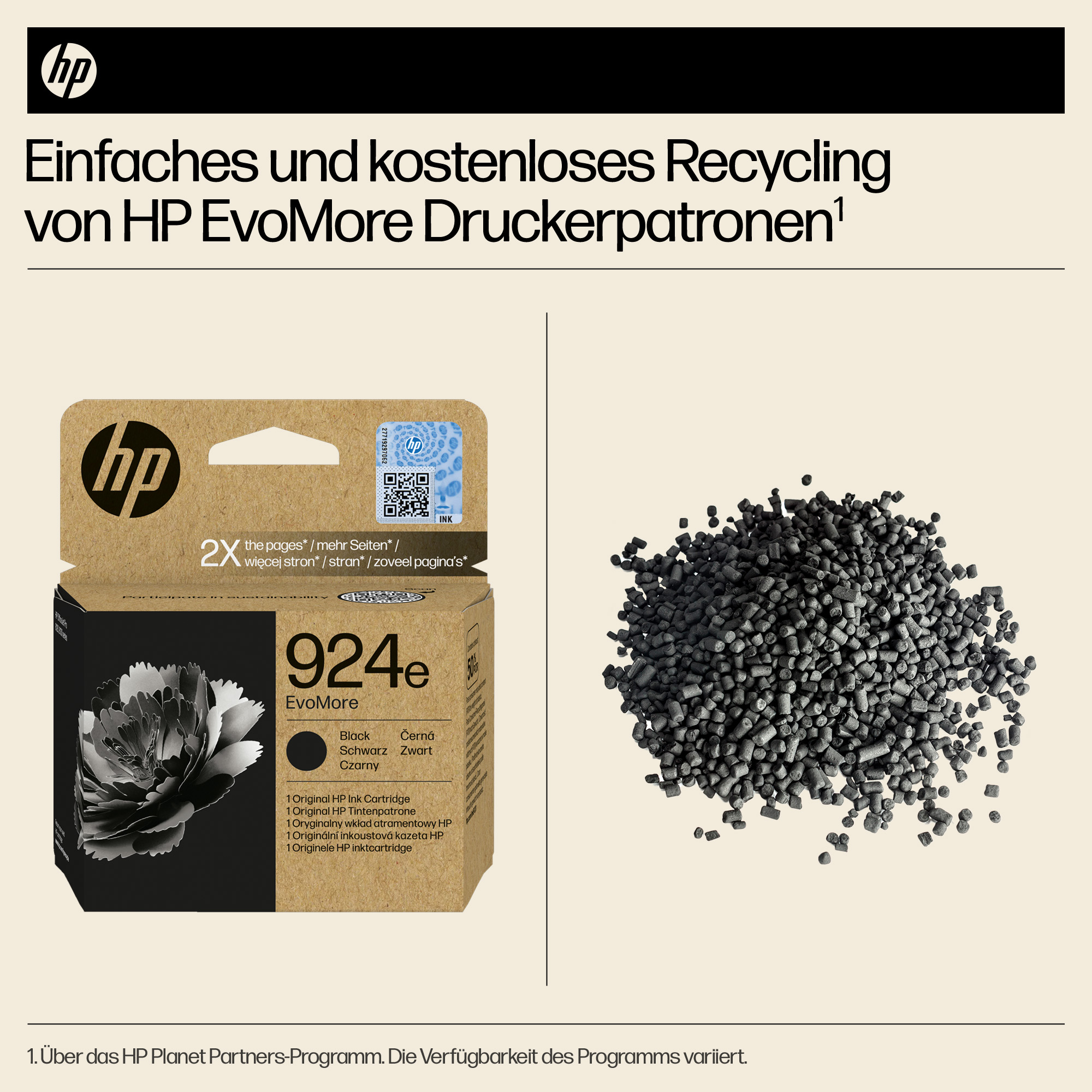 HP 924e EvoMore Schwarz