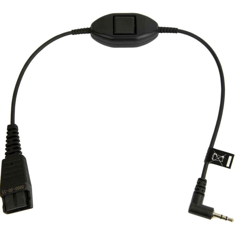 Jabra Headset-Kabel QD 2,5mm Klinke Rufannahmetaste