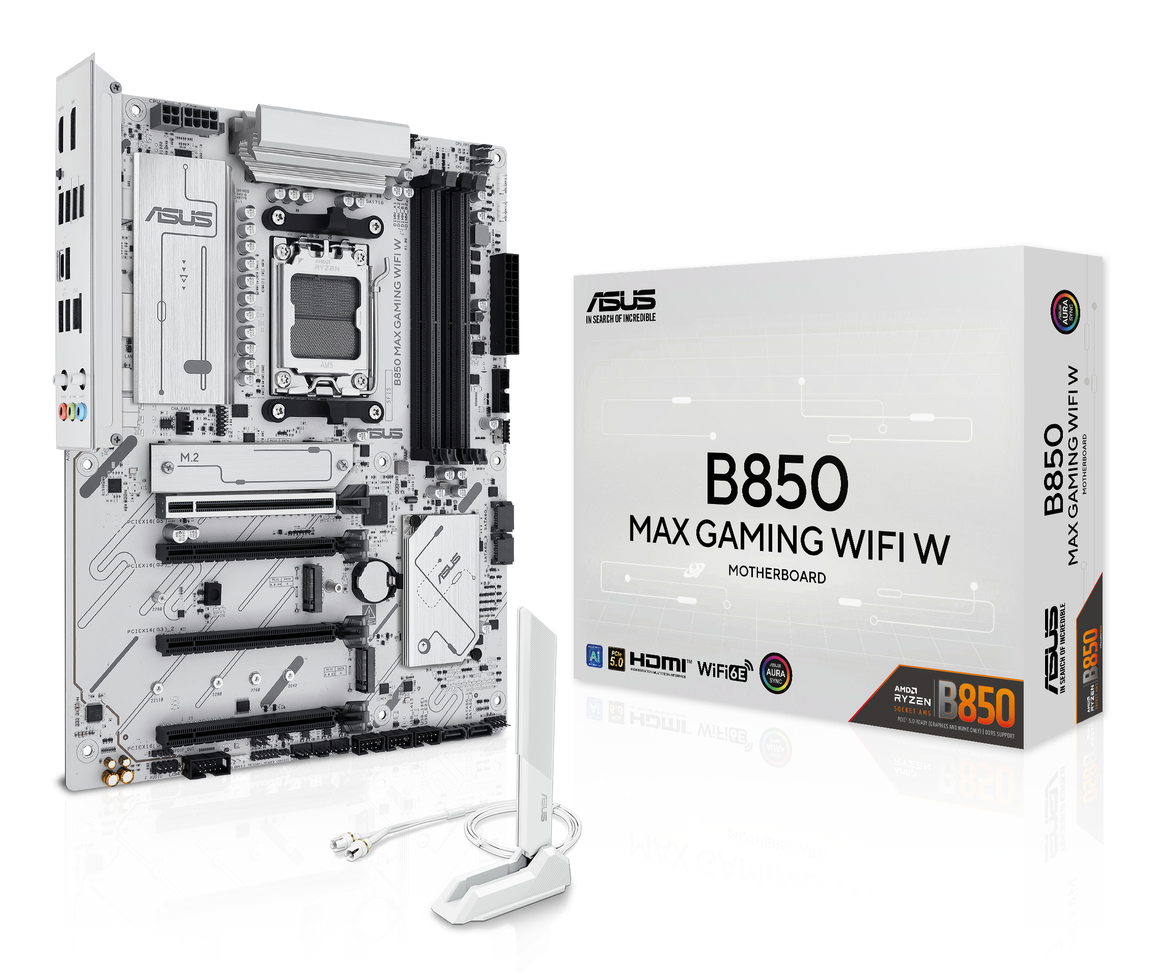 ASUS B850 MAX GAMING WIFI W AM5 DDR5 Wi‑Fi