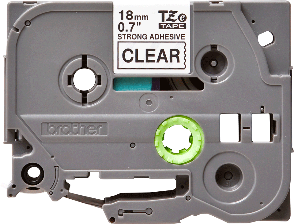 Brother TZe-S141 Schwarz auf Transparent