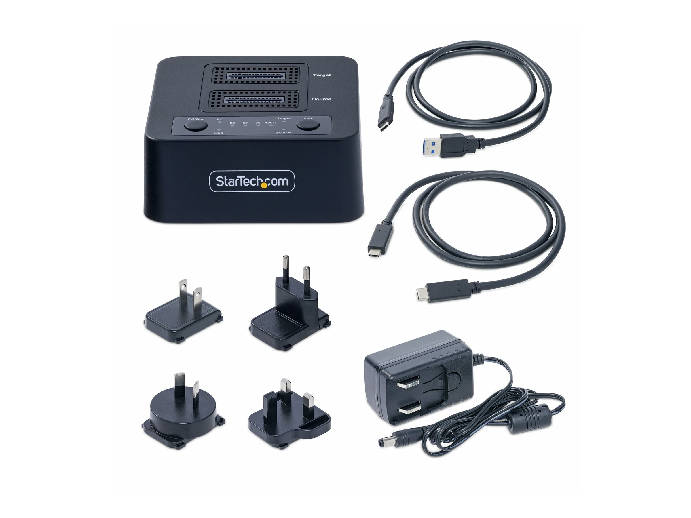 StarTech.com 1:1 M.2 NVMe Kopierstation USB-C 20Gbps Dual-Bay
