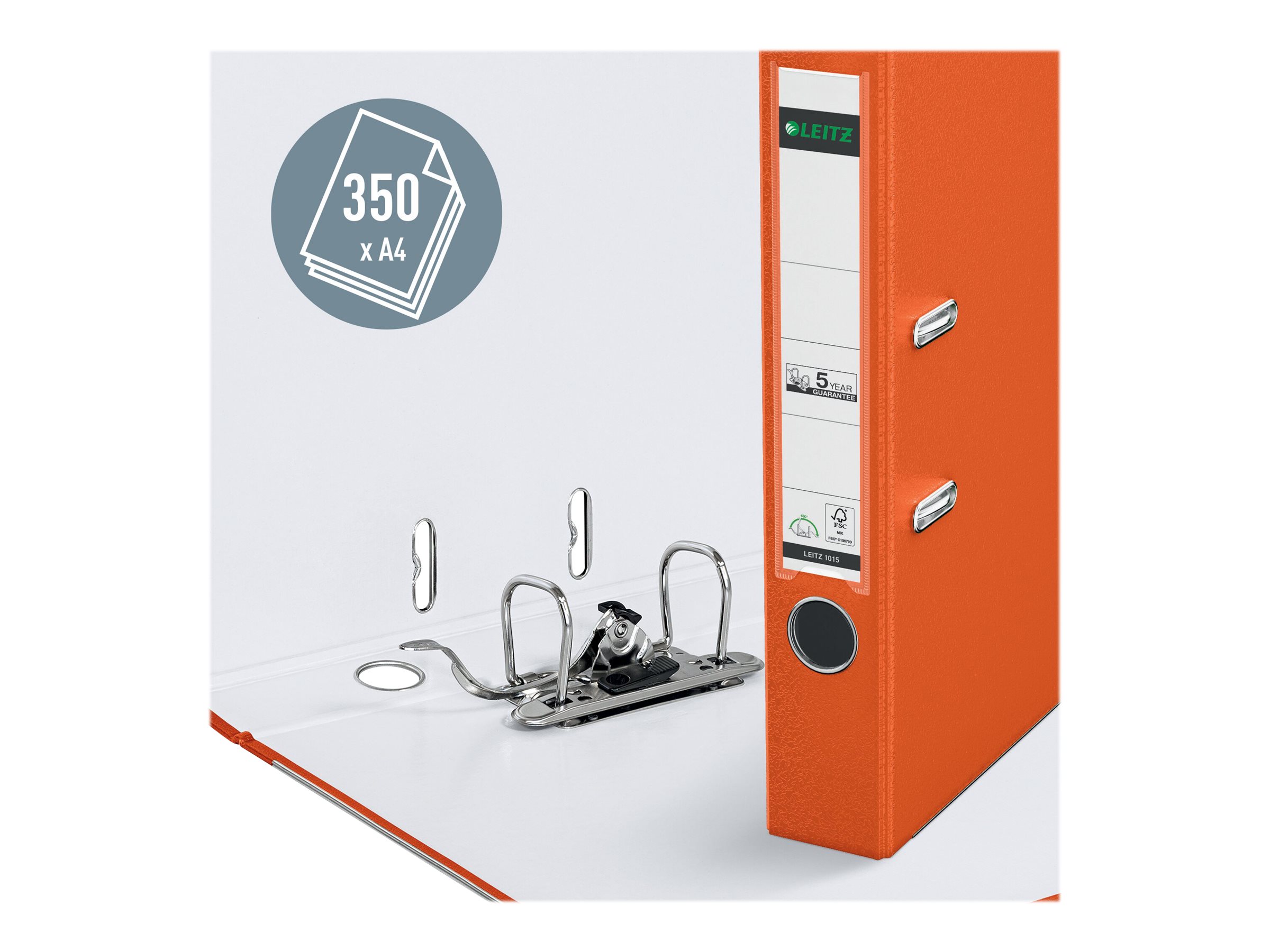 Esselte Leitz 1015 Ordner orange 5,2 cm DIN A4
