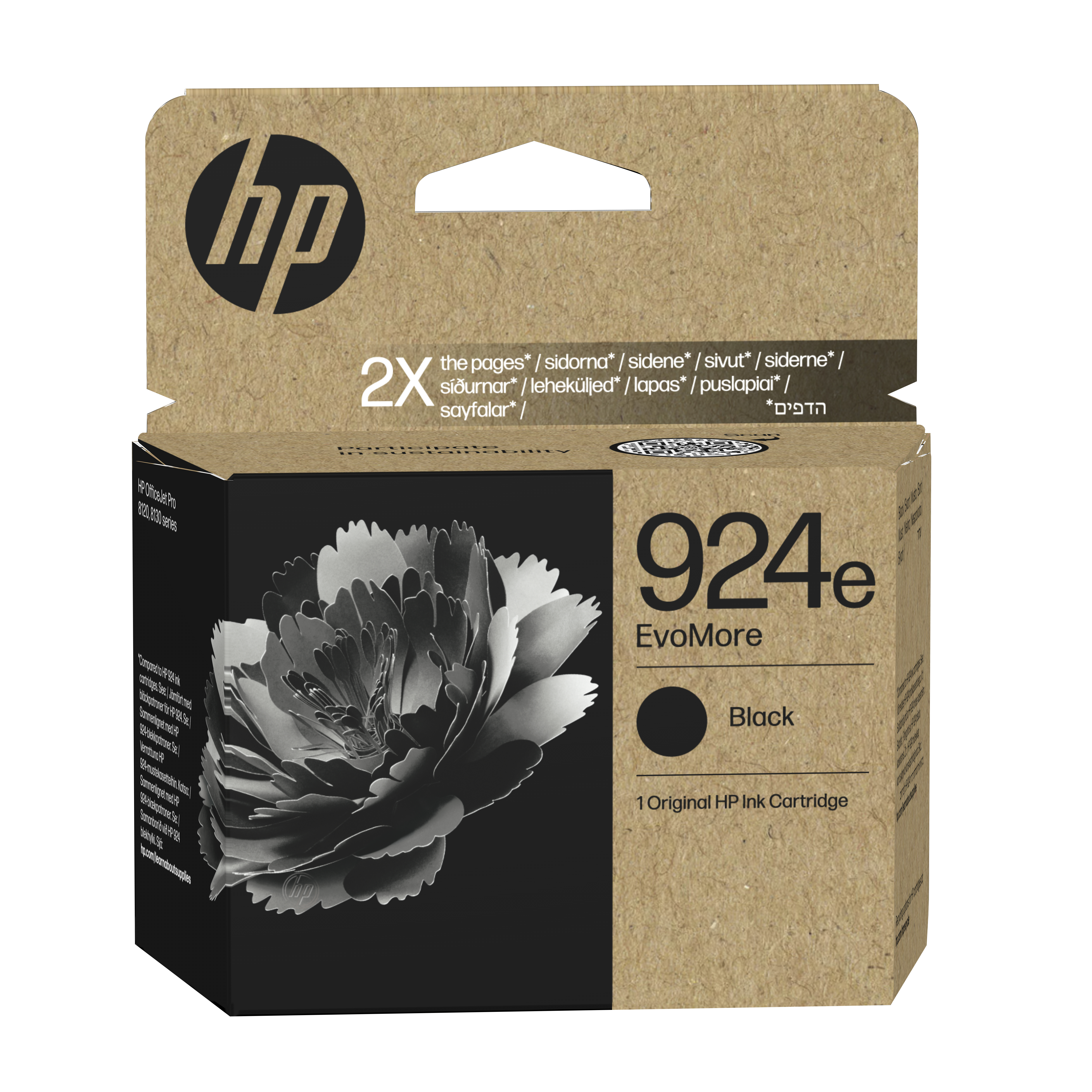 HP 924e EvoMore Schwarz
