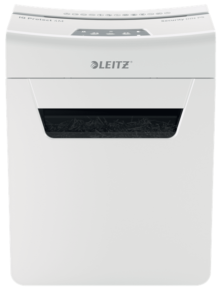 Esselte Leitz IQ 4M Protect Premium weiß Partikelschnitt P-5 bis 4 Blatt