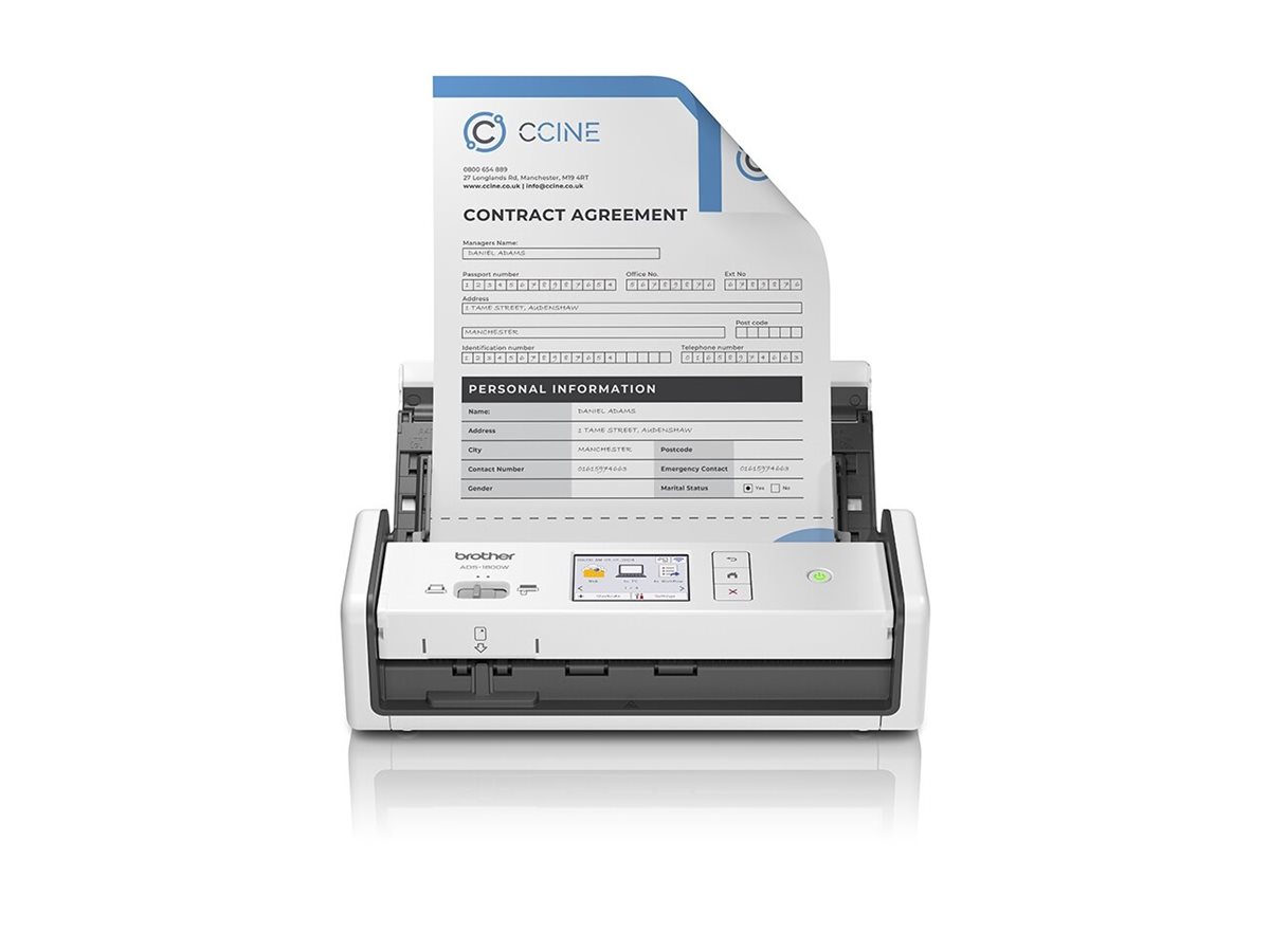 Brother ADS-1800W Dokumentenscanner Duplex 600 dpi