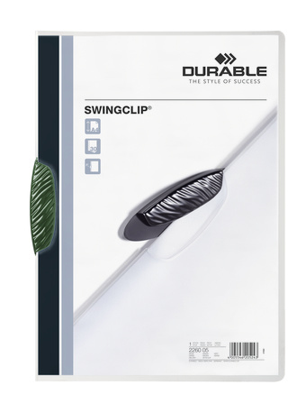 Durable Swingclip Klemmhefter grün 30 Blatt