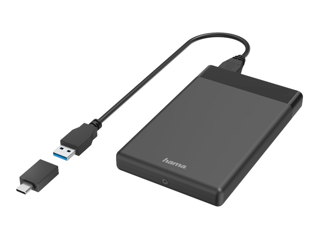 Hama Speichergehäuse IB-233U3-B 2.5 Zoll SATA USB 3.2